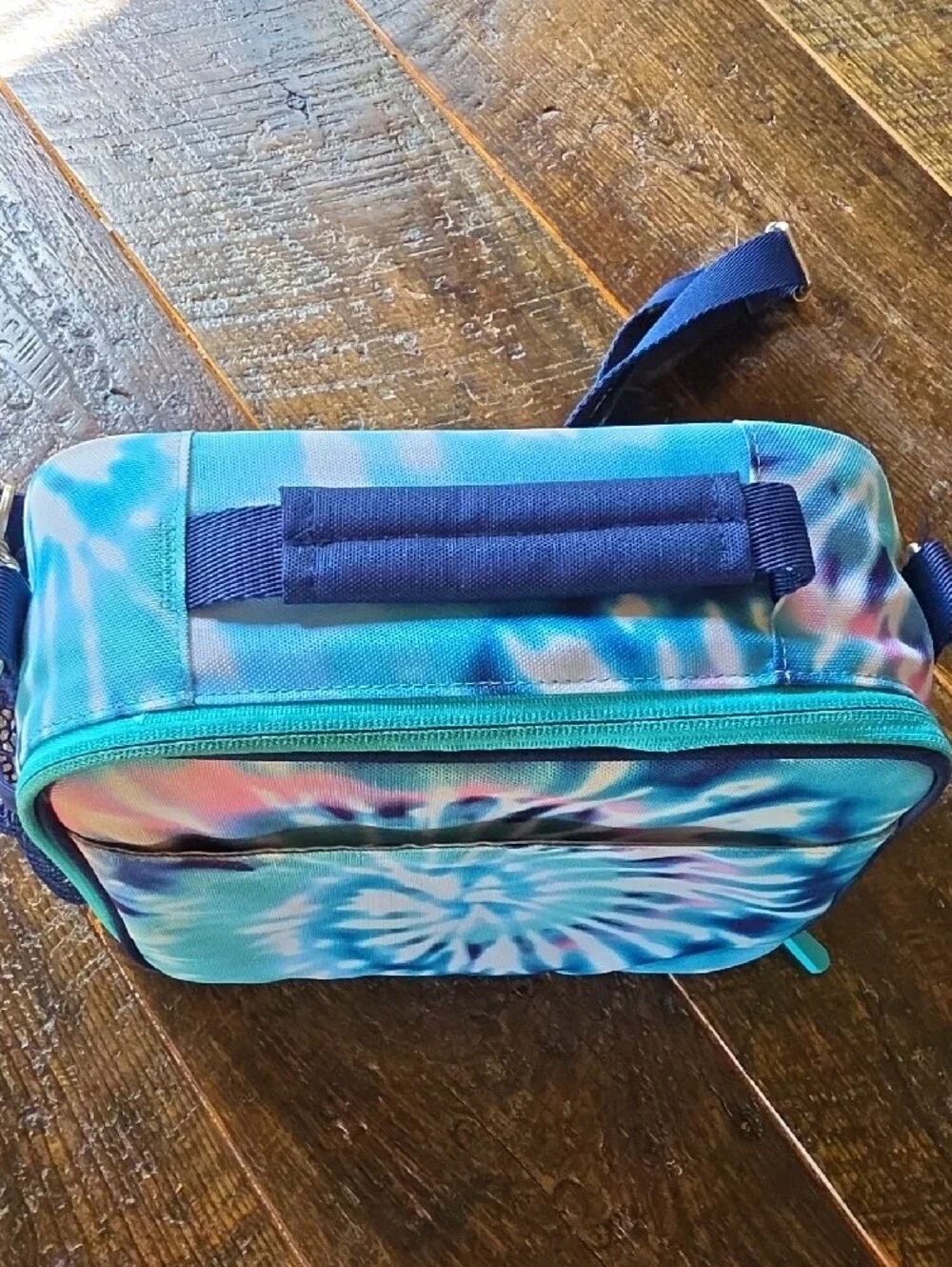 Pottery Barn Kids Blue Tie-Dye Lunch Bag